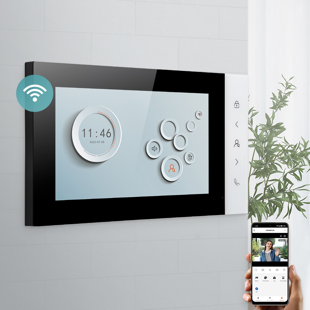 Video Doorbell - HOMSECUR XM716D Tuya App Indoor Monitor