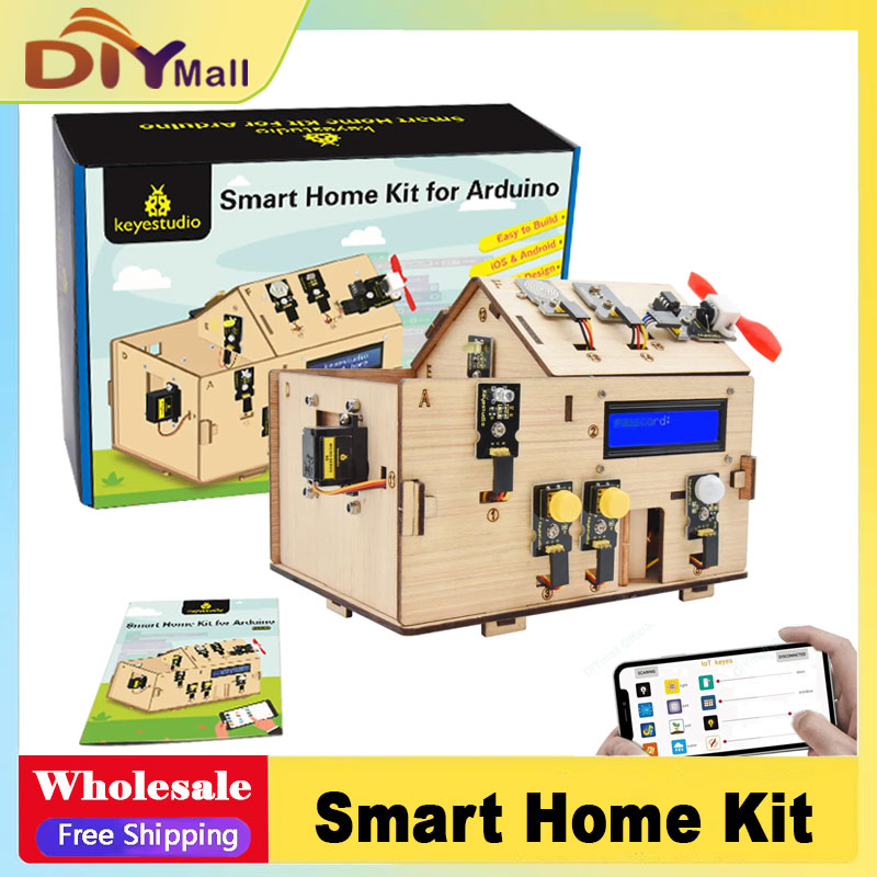 Smart Home Diy - Keyestudio Smart IoT Home Kit with