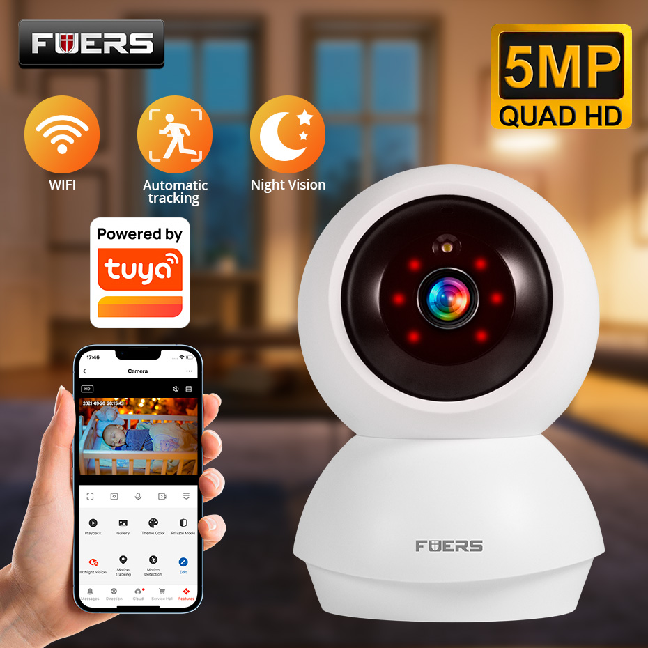 Smart Home Windows App - Fuers 5MP WiFi Camera Home Indoor