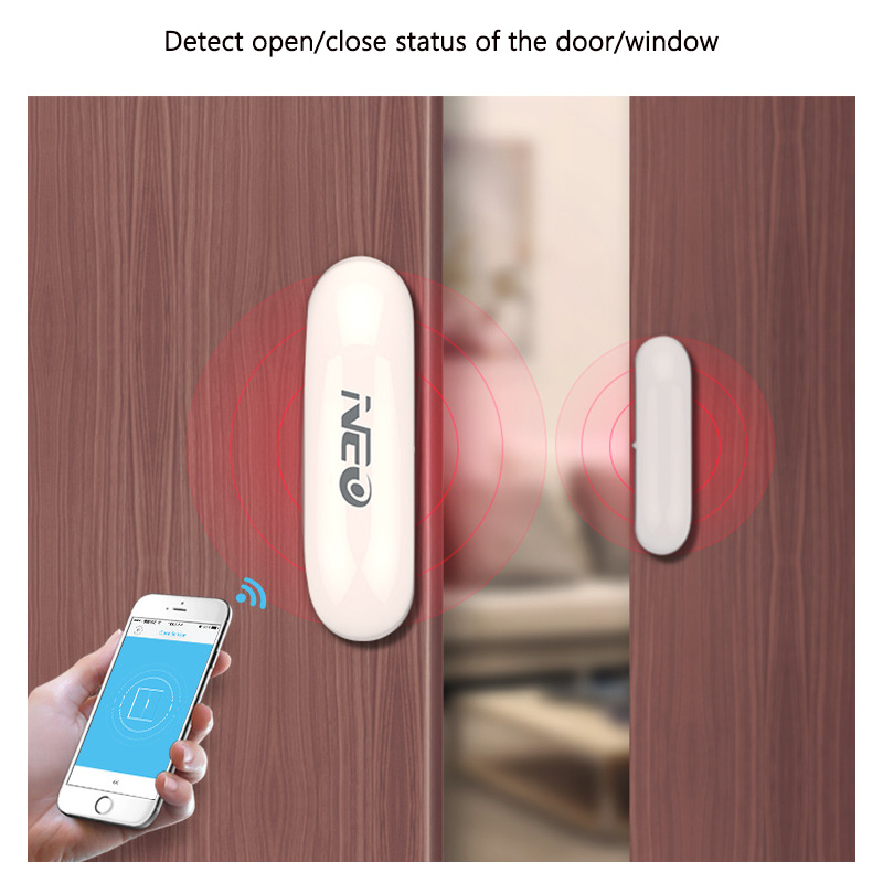 Wireless Door Sensor - Intelligent Wireless Door Magnetic Detector Alarm
