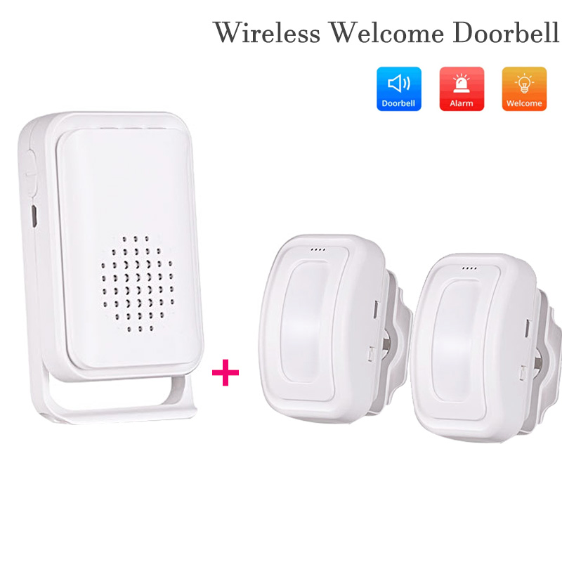 Wireless Door Sensor - Wireless Welcome Doorbell Home Shop Store
