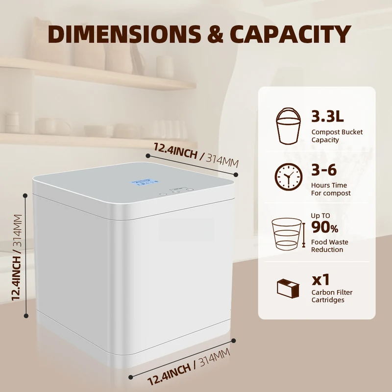 Smart Home Market - Smart Home Electric Composter Kitchen Food