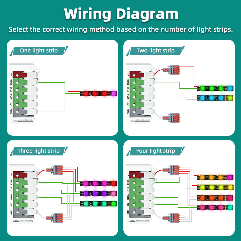 DOMRAEM ESP32 WLED Controller  - đánh giá và giá Wifi Led Dimmer