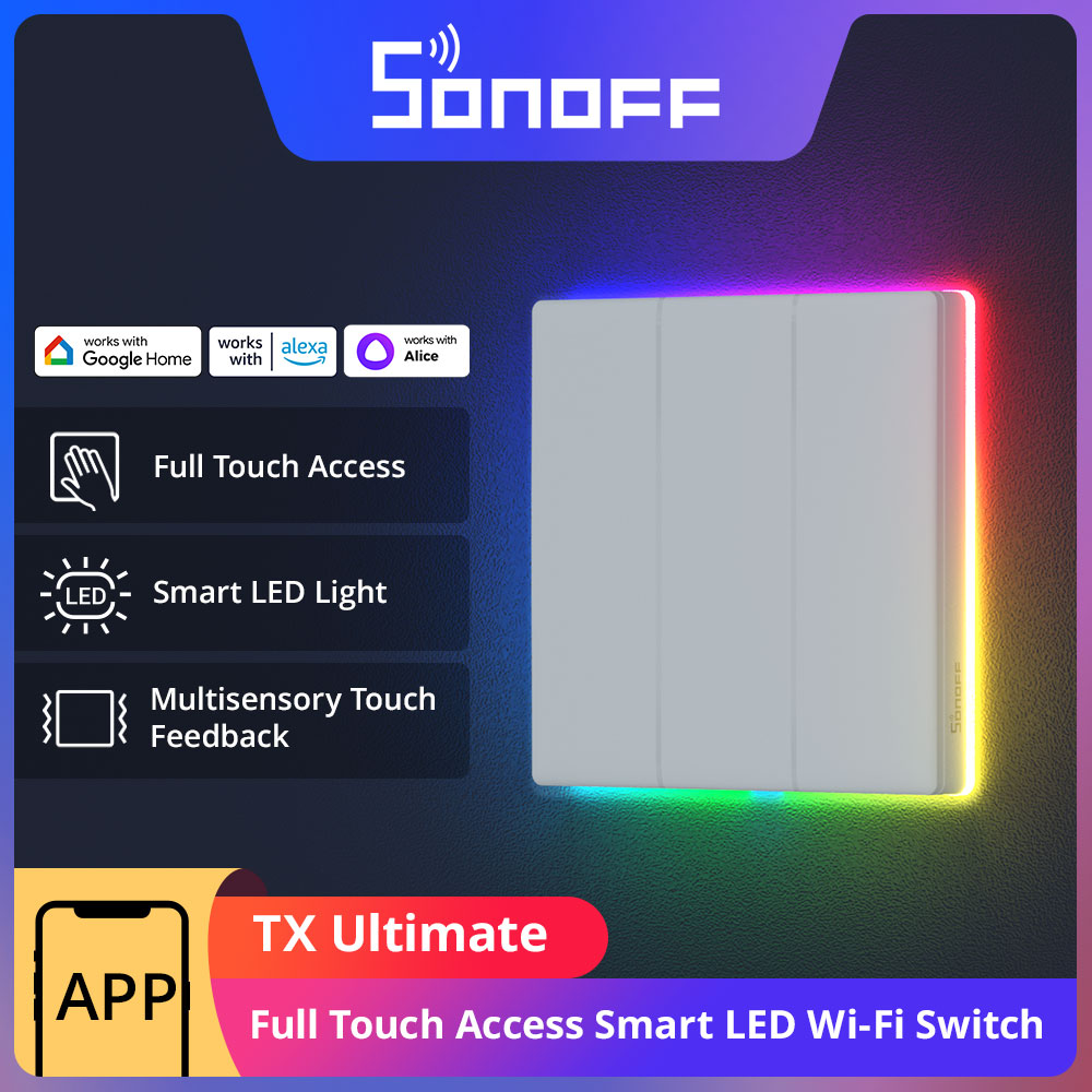 SONOFF TX Ultimate Smart WiFi  - đánh giá và giá Wifi Led Dimmer