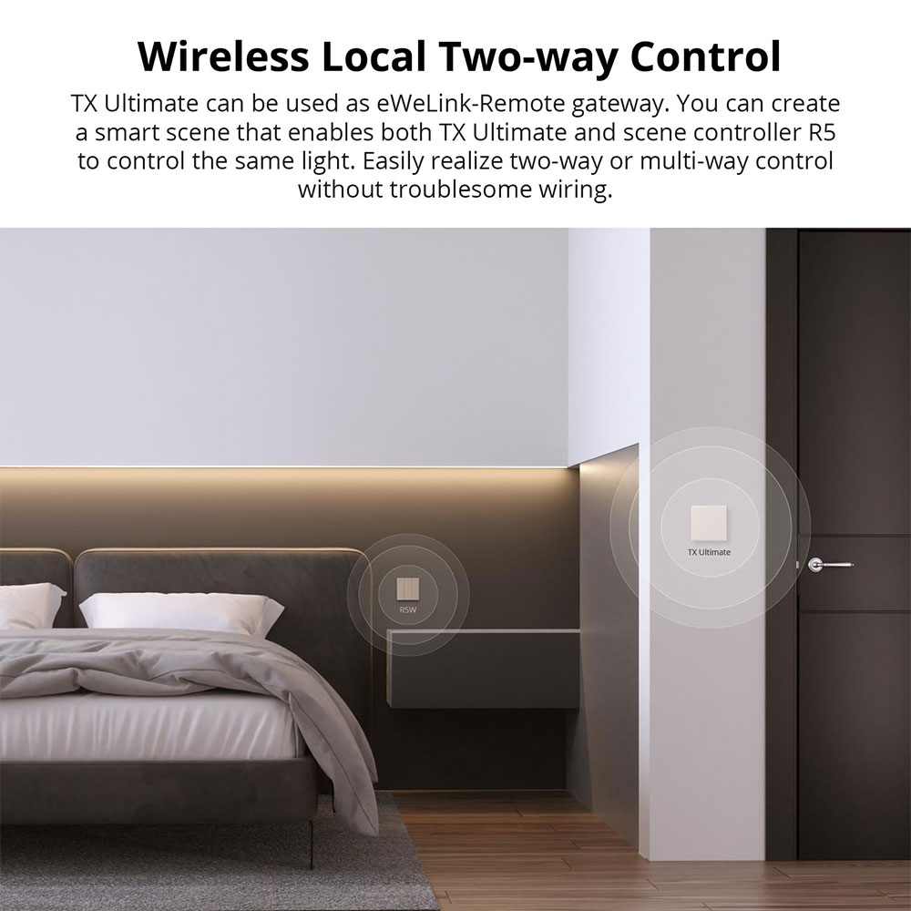 SONOFF TX Ultimate Smart WiFi  - đánh giá và giá Wifi Led Dimmer