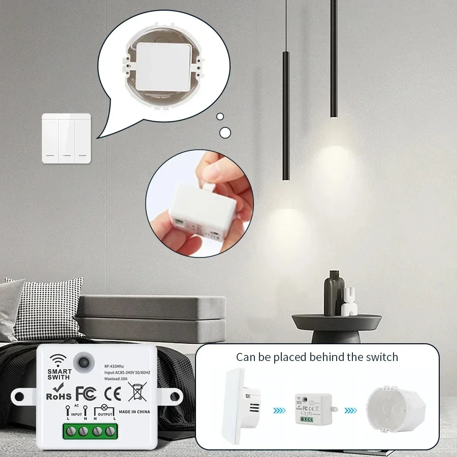 RF 433MHz Wireless Remote Cont - đánh giá và giá Smart Home Integration