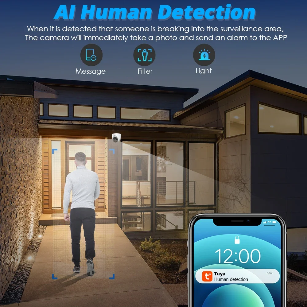 6MP POE Camera 6MP Outdoor Sma - đánh giá và giá Smart Home Windows App