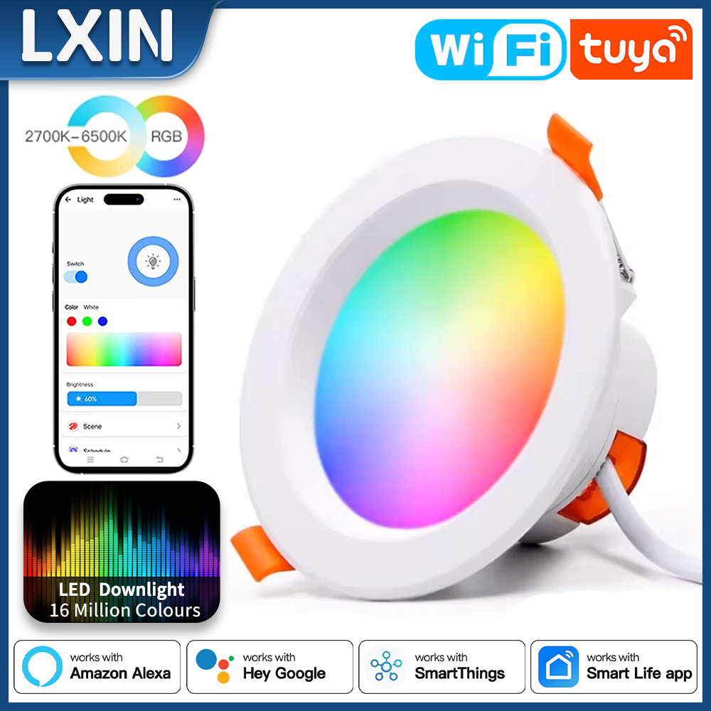 Lxin Tuya Downlight WIFI, 7/9/ - đánh giá và giá Wifi Led Dimmer