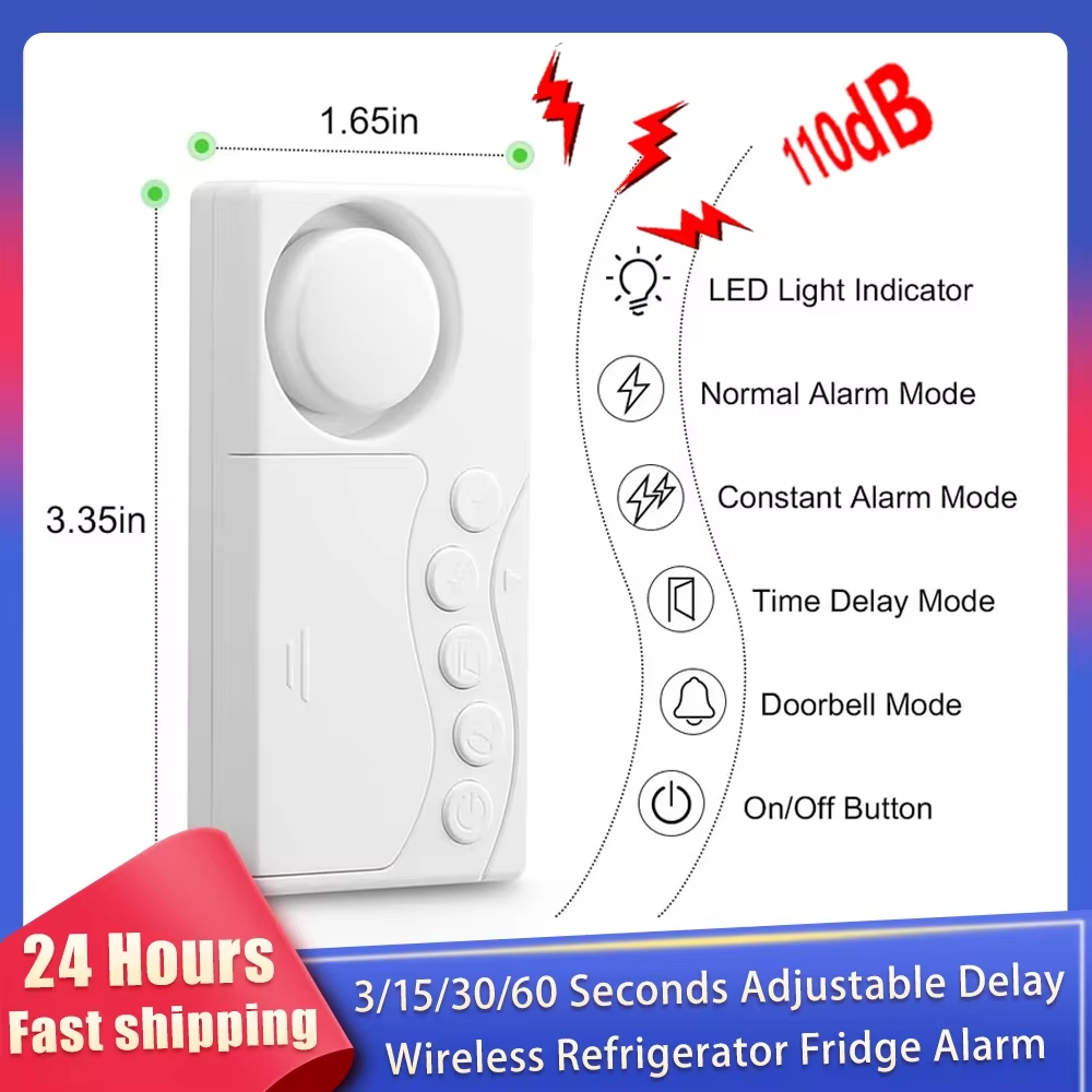 New Freezer Door Alarm with De - đánh giá và giá Wireless Door Sensor