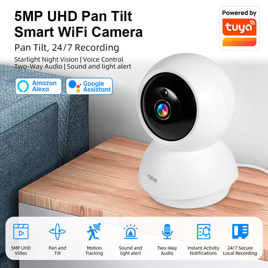 Fuers 5MP WiFi Camera Home Ind - đánh giá và giá Smart Home Windows App