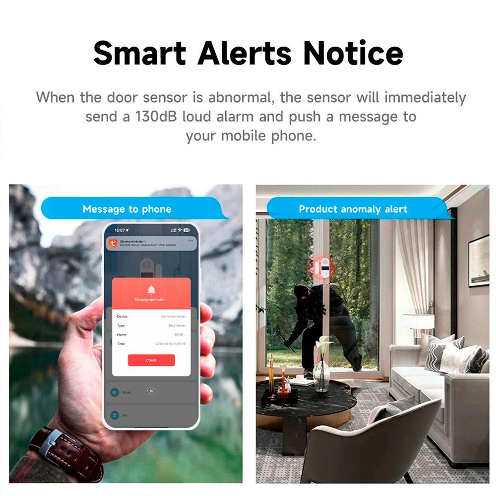 Tuya Zigbee Wireless Door Wind - đánh giá và giá Wireless Door Sensor