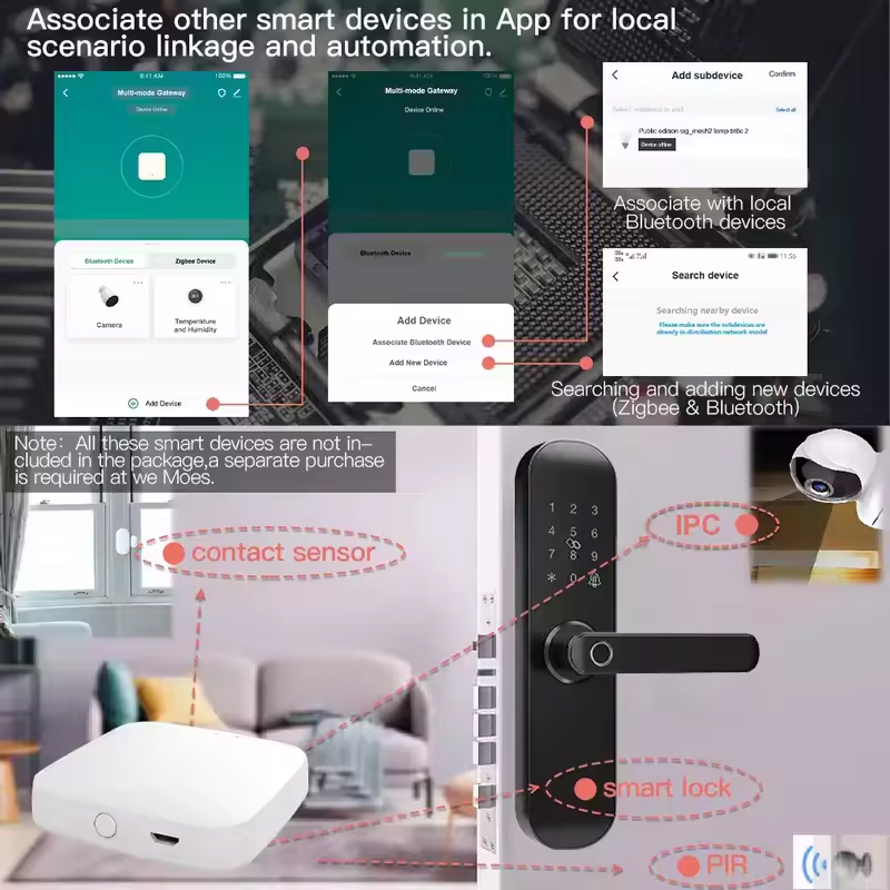 MOES Tuya ZigBee3.0 Smart Hub, - đánh giá và giá Smart Home Gira