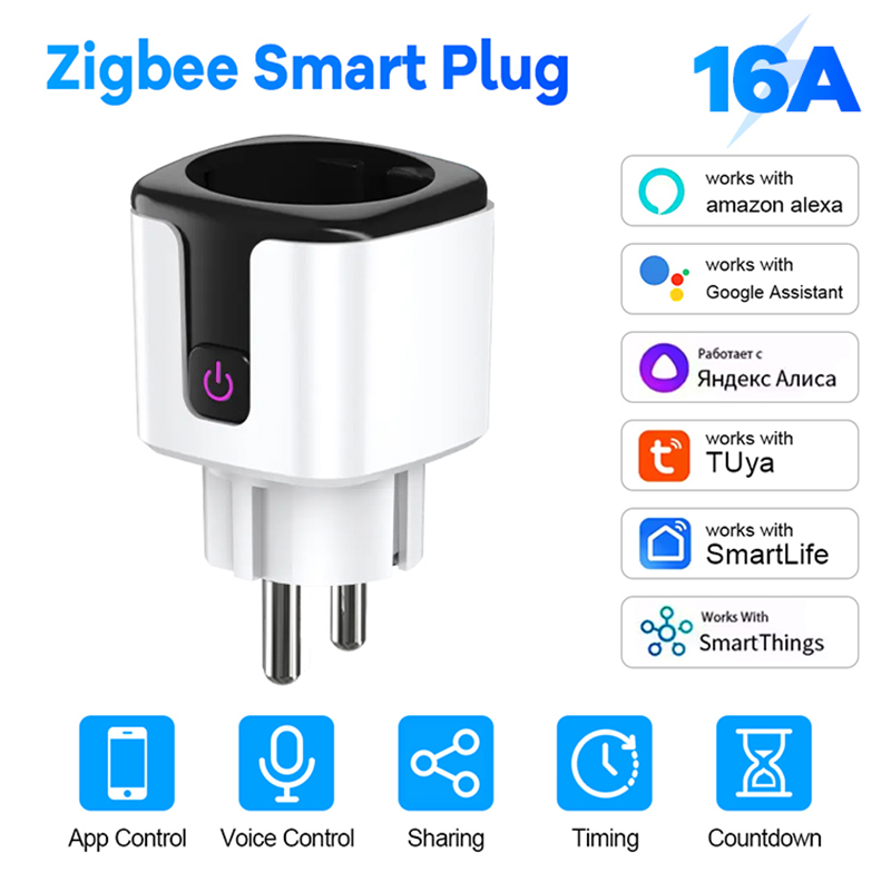 Zigbee Smart Plug 16A 20A EU P - đánh giá và giá Smart Home Gira