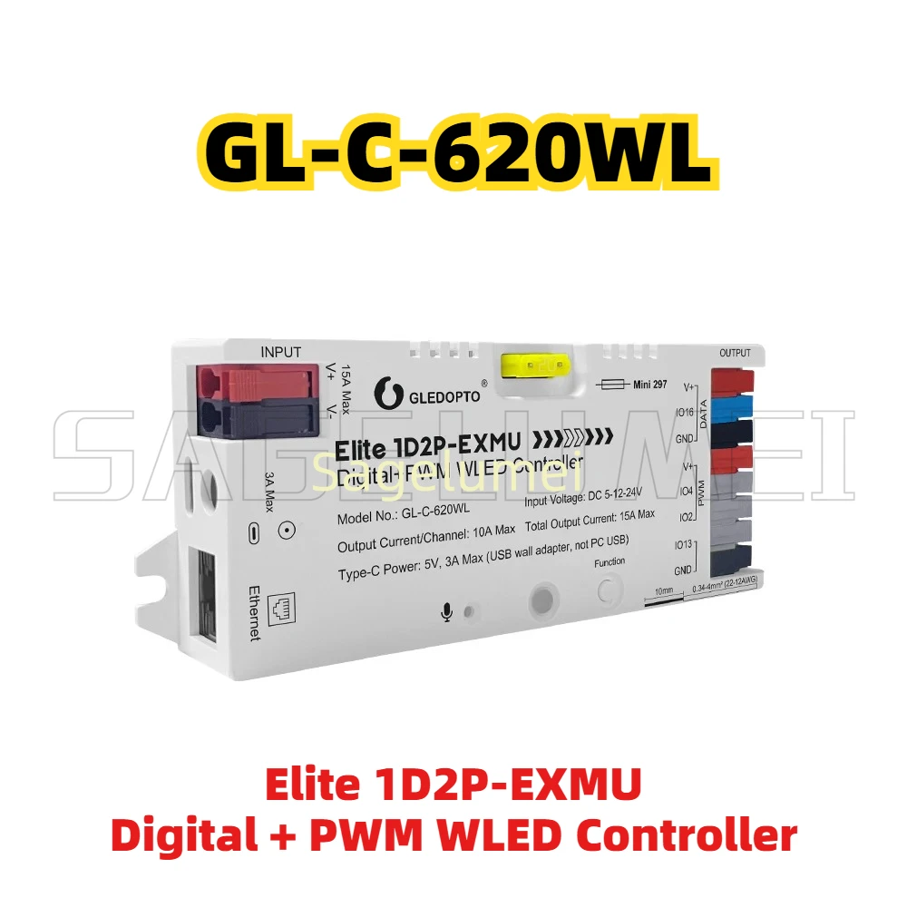 WLED Controller Elite 1D2P-EXM - đánh giá và giá Wifi Led Dimmer
