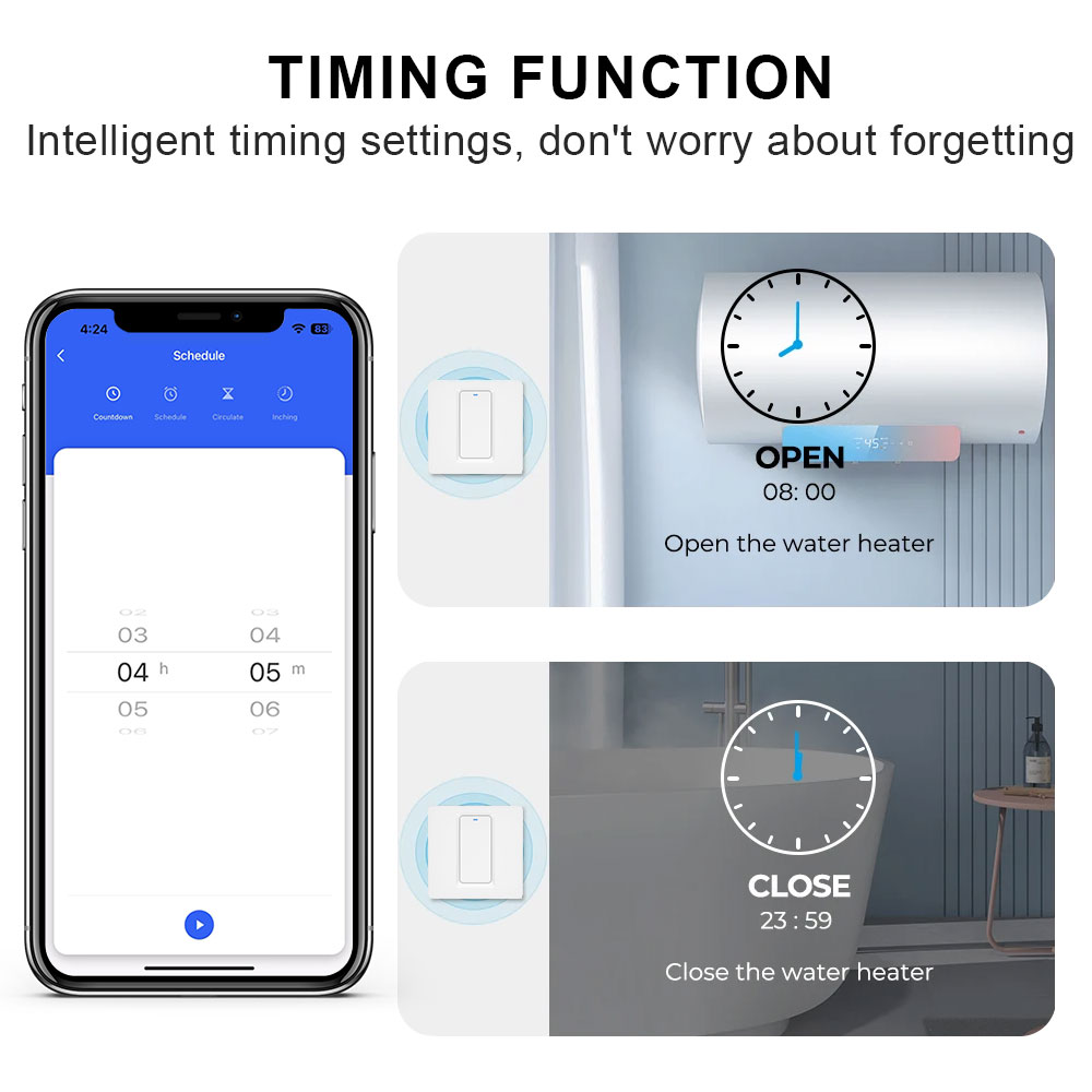 Smart Water Heater Switch/WiFi - đánh giá và giá Smart Home Integration