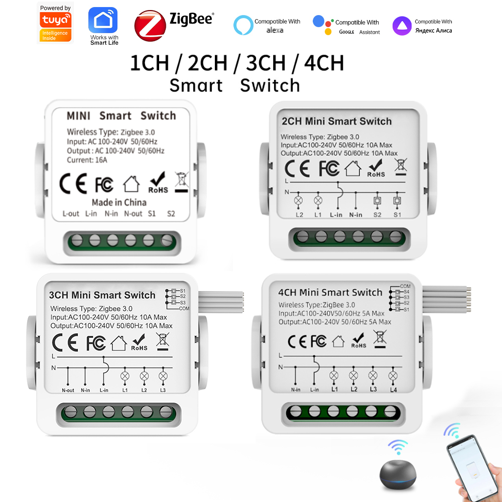 Tuya Zigbee 3.0 Smart Switch 1 - đánh giá và giá Smart Home Integration
