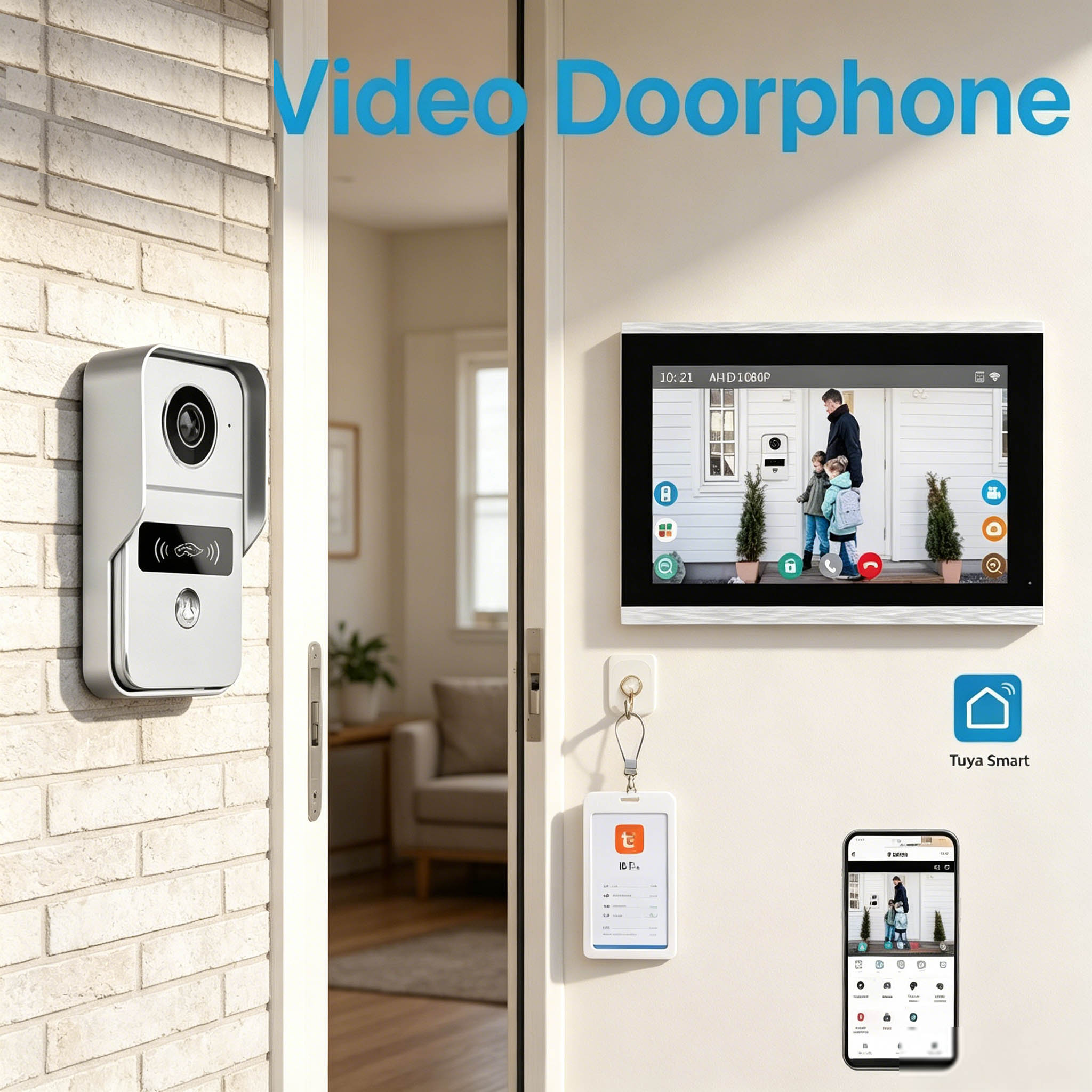 Door Intercom Doorbell, 10.1 I - đánh giá và giá Video Doorbell