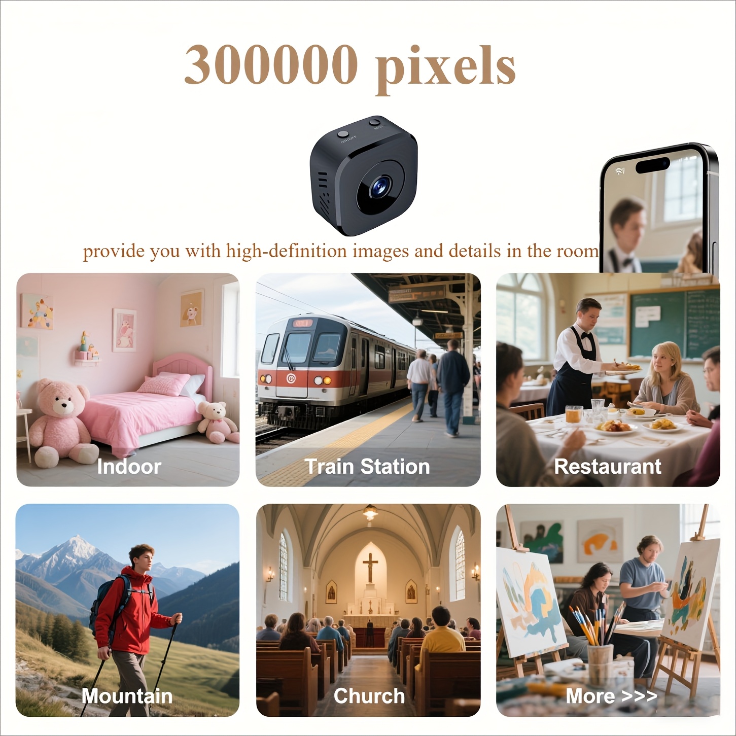1080P HD Mini WiFi Camera Indo - đánh giá và giá Smart Home Camera