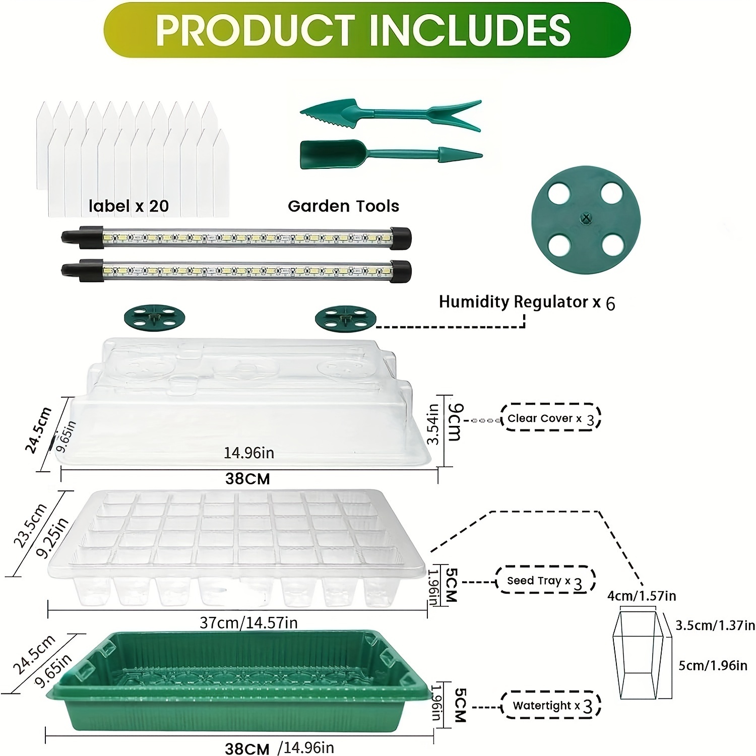 Seed Starter Trays With High D - đánh giá và giá Smart Home Kits