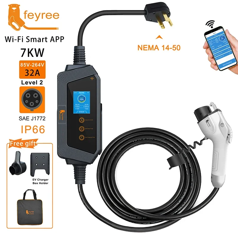 Feyree Type1 Portable EV Charg - đánh giá và giá Smart Home For Pc