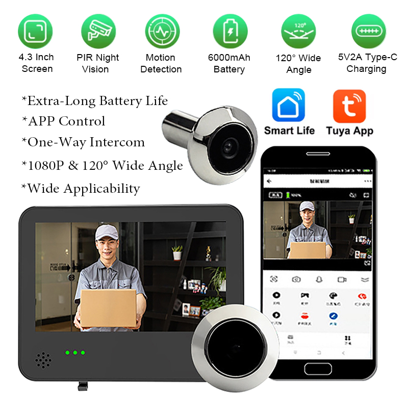 Tuya Smart WIFI Video Doorbell - đánh giá và giá Video Doorbell