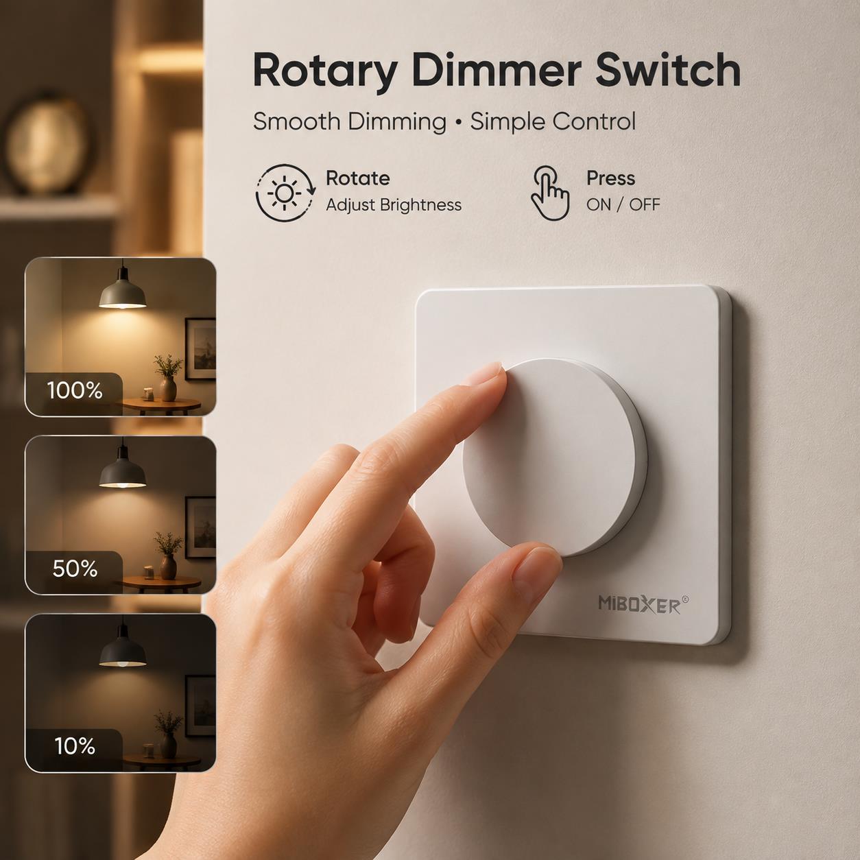 Miboxer E2-WR K1 PUSH3 PUSH3-2 - đánh giá và giá Wifi Led Dimmer