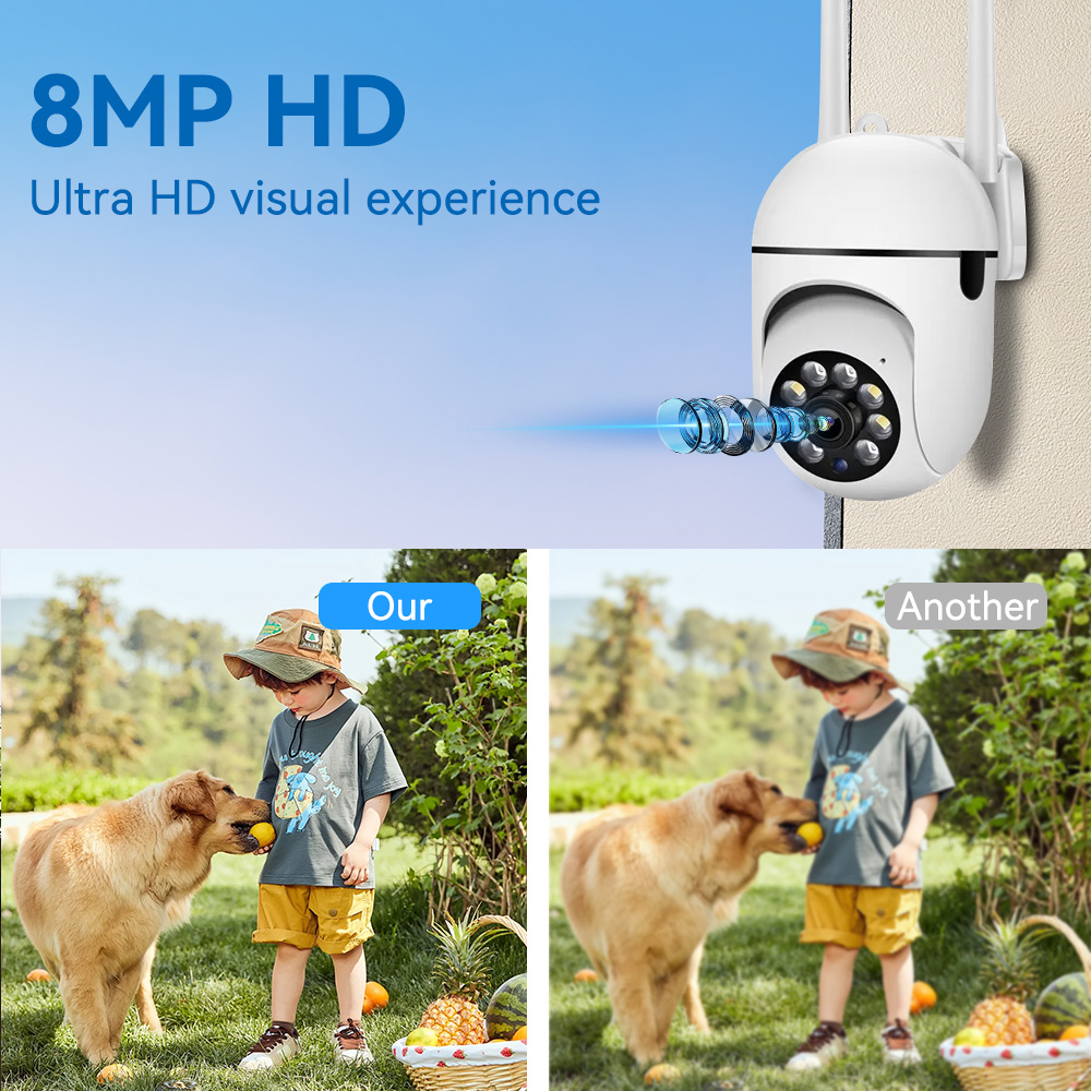 8MP 2.4G Wifi IP CCTV Camera C - đánh giá và giá Smart Home Windows App
