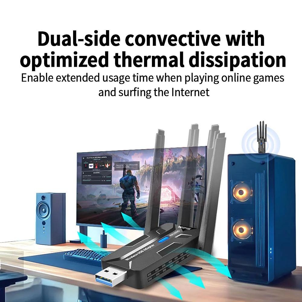 WiFi 6 USB 3 0 Adapter 1800 Mb - đánh giá và giá Smart Home For Pc