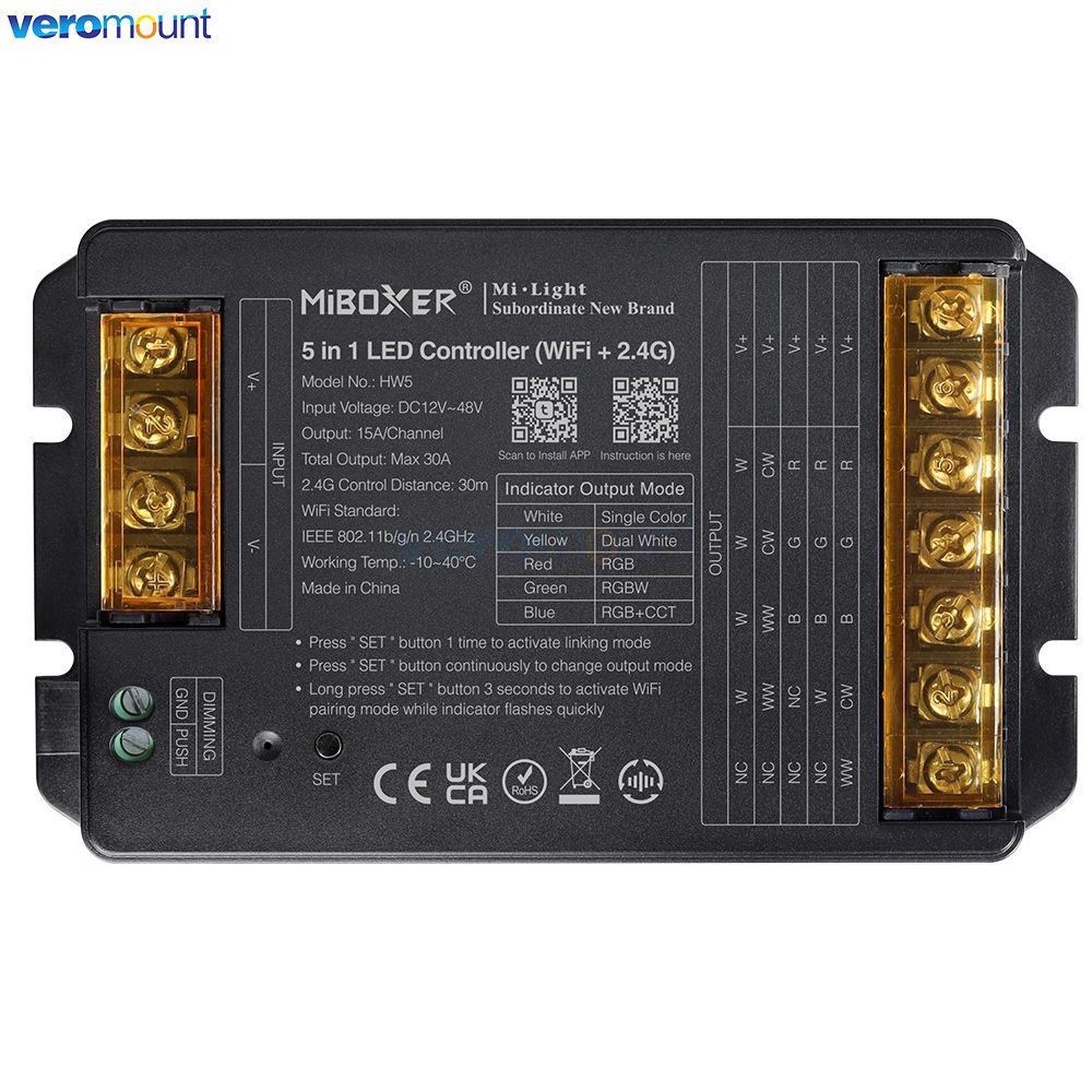 MiBoxer HW2 HR2 HZ2 2 in 1 HR5 - đánh giá và giá Wifi Led Dimmer