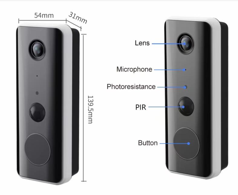 3MP 1296P Tuya APP Low Comsunp - đánh giá và giá Video Doorbell