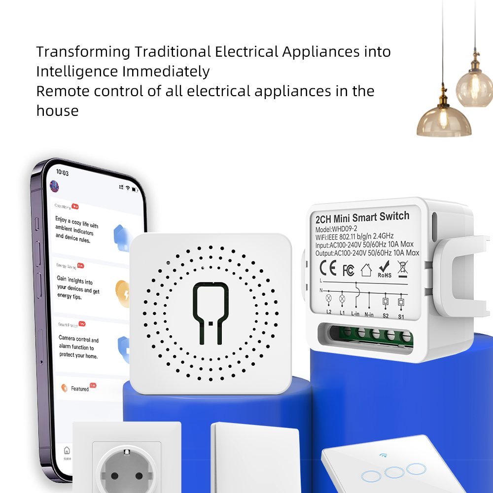 2 Way Tuya Smart Switch 2Gang  - đánh giá và giá Smart Home Integration