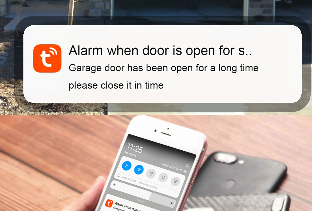 Wofea Tuya Smart WIFI 2.4G Gar - đánh giá và giá Smart Home Gira