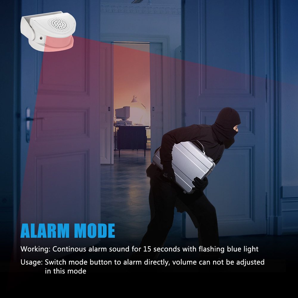 32 Songs Welcome Infrared Chim - đánh giá và giá Wireless Door Sensor